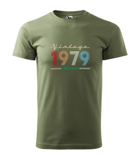 Vyšívané pánske tričko, vyšívaný motív VINTAGE